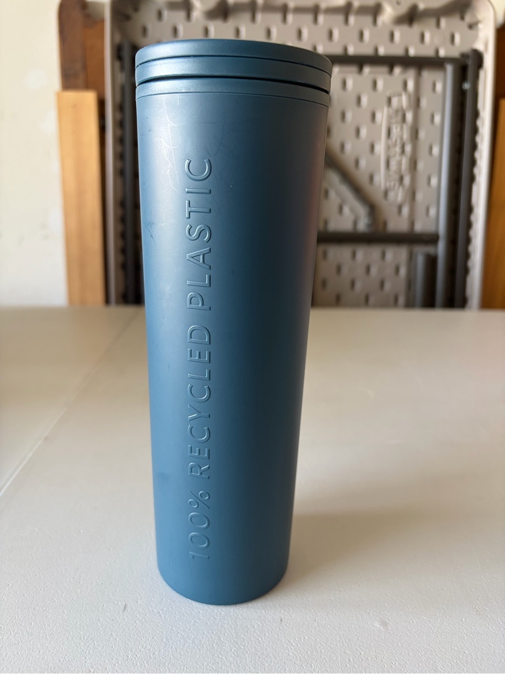 Starbucks Tumbler Travel Cup Blue 100% Recycled Plastic